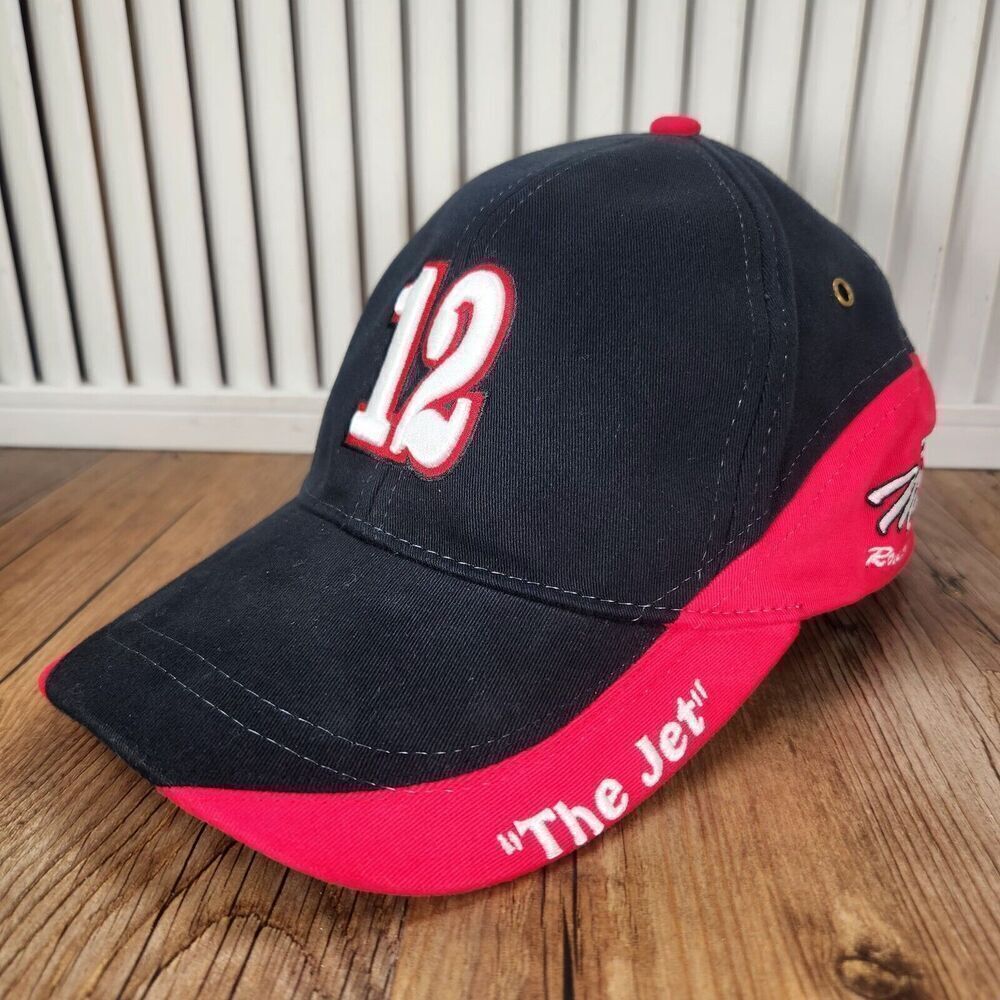 #12 Johnny Giesler "The Jet" 2011 NSRA Fitted OSFM Hat Cap Black Red Racing Cars